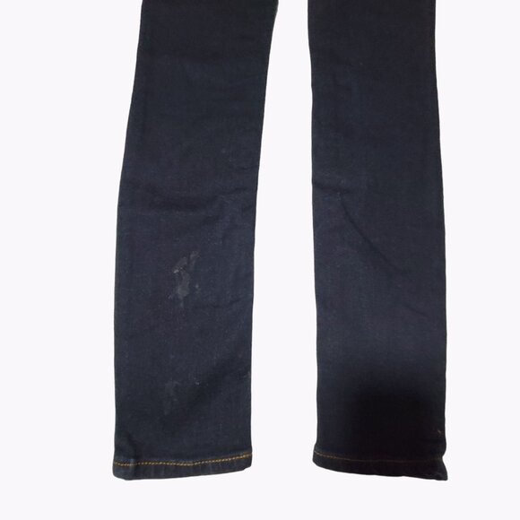 Old Navy Rockstar Jegging Jeans Womens Size 4 Tall Mid Rise Dark Wash Denim Pant - Picture 4 of 8